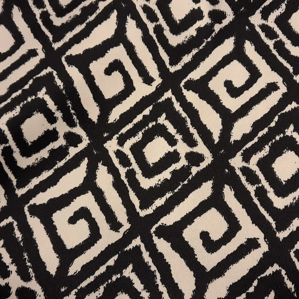 NWOT, Dress Barn Black and White Print Dress - Picture 9 of 11